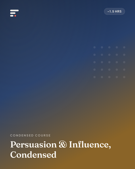 Persuasion & Influence, Condensed · Gist Library cover