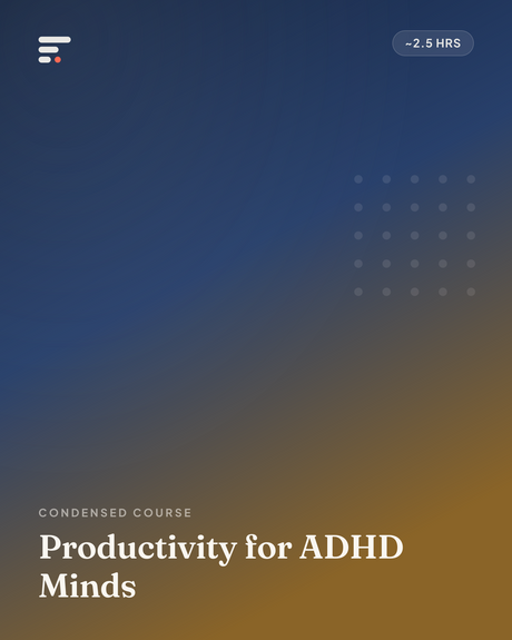 Productivity for ADHD Minds · Gist Library cover