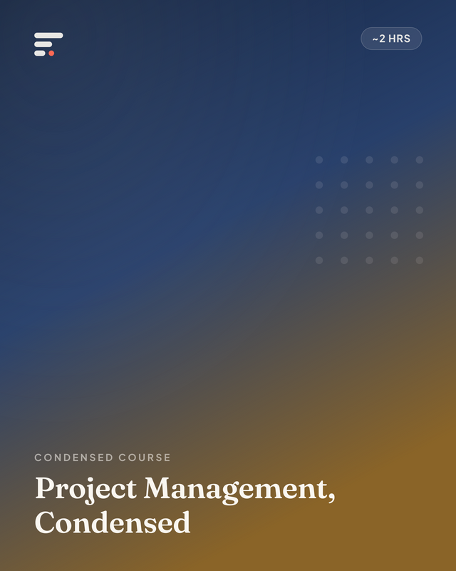 Project Management, Condensed · Gist Library cover